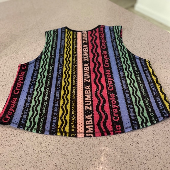 Zumba X Crayola Color the Dance Floor Tank - Size XS - Picture 4 of 5